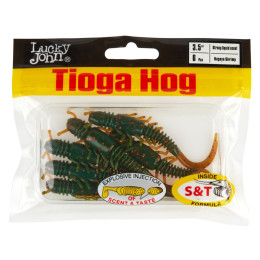 Виброхвосты съедоб. искусст. LJ Pro Series TIOGA HOG 3.5in (08.90)/S13 6шт.