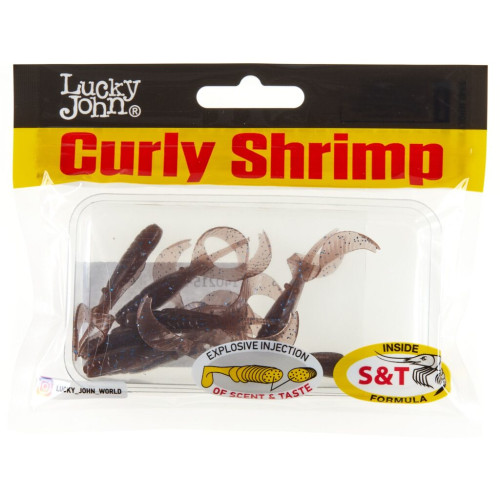 Твистеры съедоб. искусст. LJ Pro Series CURLY SHRIMP 2,0in (05.00)/S63 10шт.