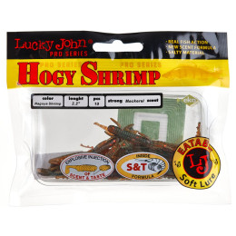 Виброхвосты съедоб. искусст. LJ Pro Series HOGY SHRIMP 2,2in(05.60)/PA03 10шт.