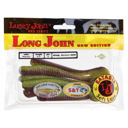 Виброхвосты съедобные искусственные LJ Pro Series LONG JOHN 10.70/T01 6шт.