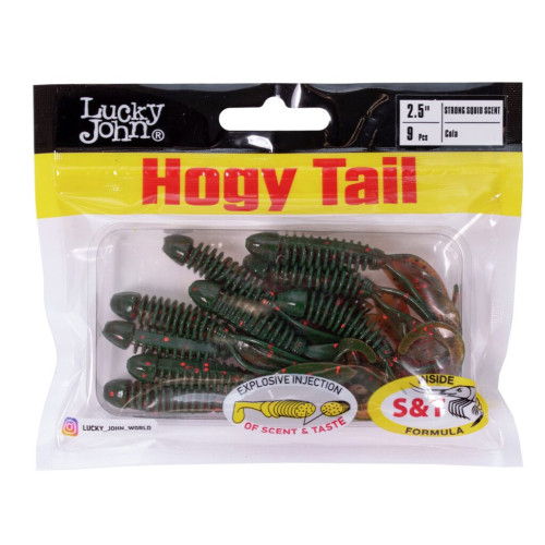 Твистеры съедоб. искусст. LJ Pro Series HOGY TAIL 2,5in (06.35)/S19 9шт.