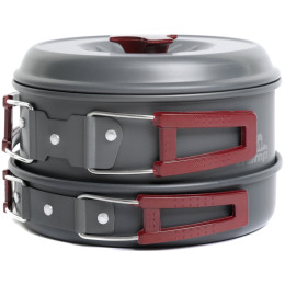 Набор посуды туристической Tramp на 2-3 персоны из анодированного алюминия TRC-024