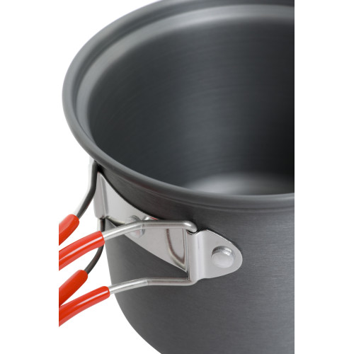 Набор посуды туристической Tramp на 1-2 персоны из анодированного алюминия TRC-075