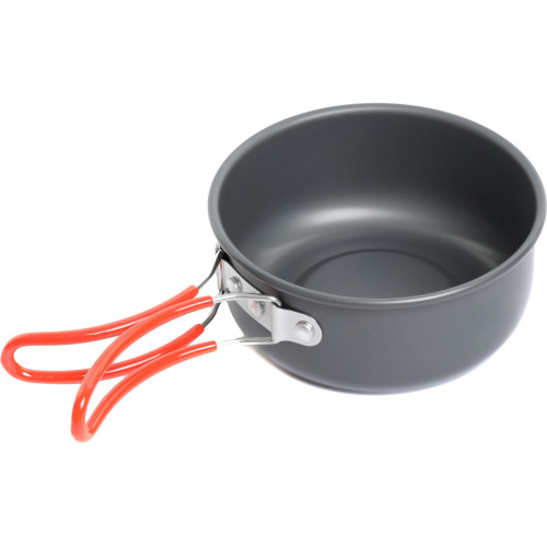 Набор посуды туристической Tramp на 1-2 персоны из анодированного алюминия TRC-075