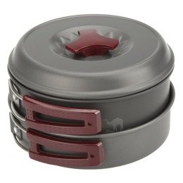 Набор посуды туристической Tramp на 1-2 персоны из анодированного алюминия TRC-025