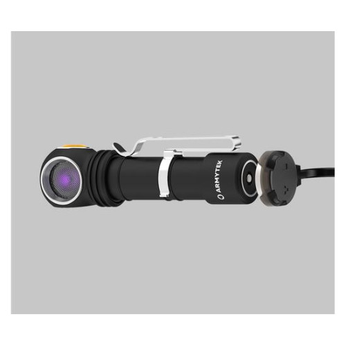 Фонарь Armytek Wizard C2 WUV / Белый и ультрафиолет / 1100 лм и 1595 мВт (400 нм) / TIR 70°:120°