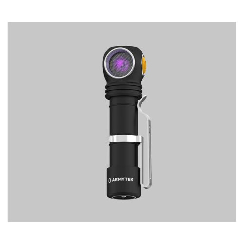 Фонарь Armytek Wizard C2 WUV / Белый и ультрафиолет / 1100 лм и 1595 мВт (400 нм) / TIR 70°:120°