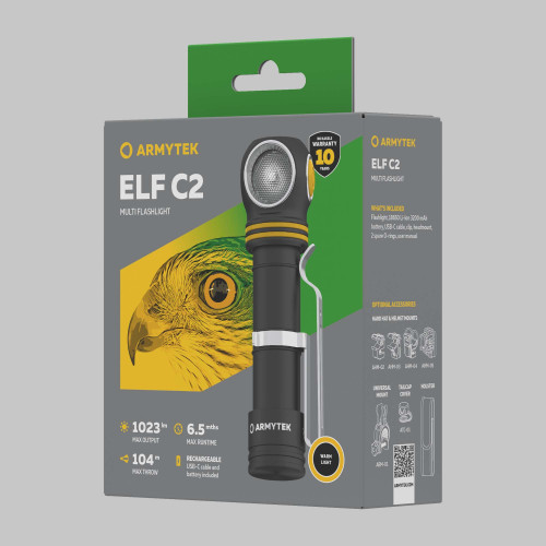 Armytek Elf C2 USB-C (Теплый свет)