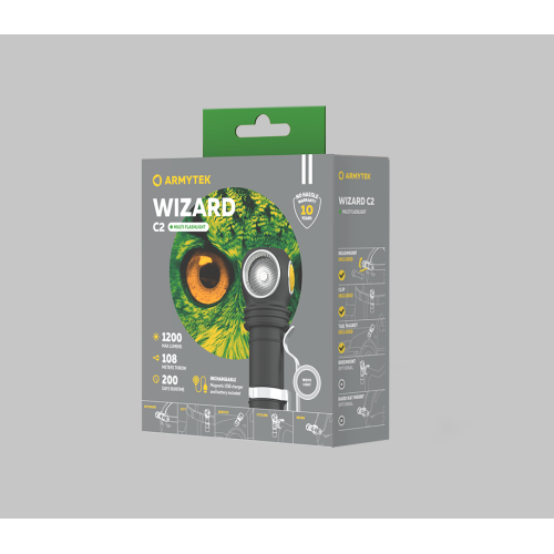 Armytek Wizard C2 Magnet USB White