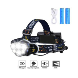 Налобный фонарик Golden Shark Volcano