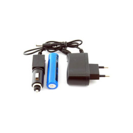 Фонарь налобный FA-6616 с акб 18650 с датчиком движения