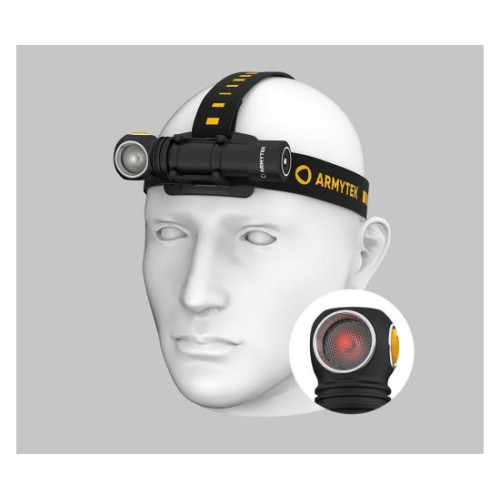 Фонарь Armytek Wizard C2 WR Magnet USB / Белый и красный свет / 1100 лм и 230 лм / TIR 70°:120°/1x18650