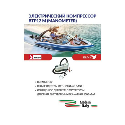 Насос электрический Scoprega Spa Bravo BTP 12 Mano