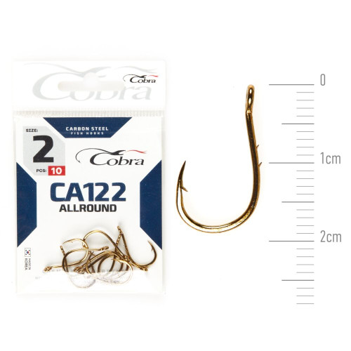 Крючки Cobra OKIAMI сер. CA122 разм. 006 10шт. (C0071NSB)