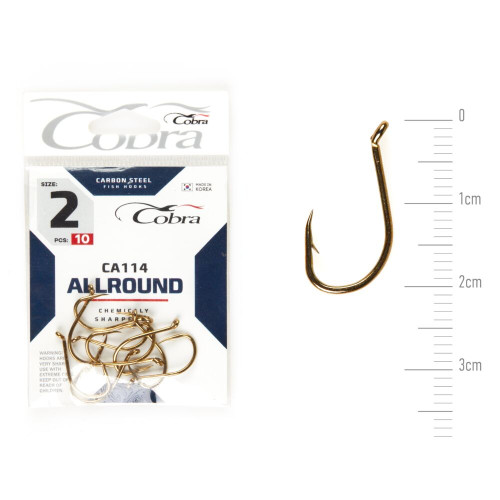 Крючки Cobra BEAK сер. CA114 разм. 004 10шт.(C1091BZ)