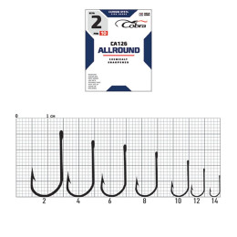 Крючки Cobra VIKING сер. CA126 разм. 012 10шт. (C115NSB)