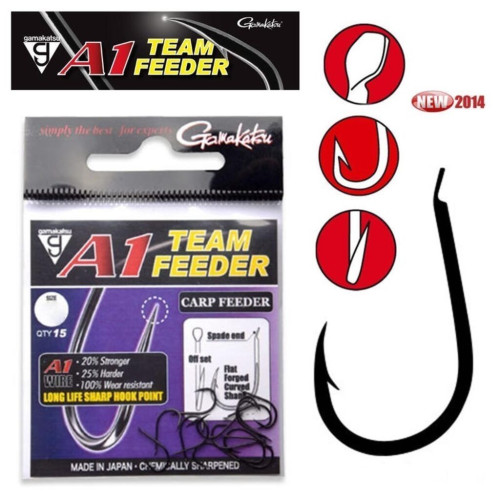 Крючки рыболовные Gamakatsu A1 Team Feeder Carp Feeder 08