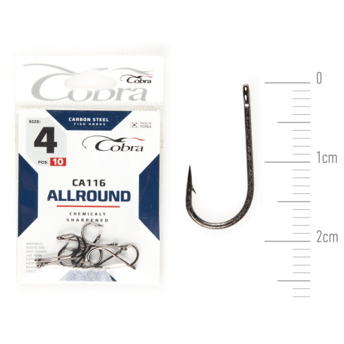 Крючки Cobra CRYSTAL сер. CA116 разм. 006 10шт. (C1121NSB)
