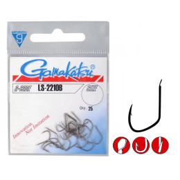 Крючки рыболовные Gamakatsu LS-2210B HOOKS BRONZE #14 (25 шт)