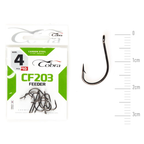 Крючки Cobra FEEDER SPECIALIST сер. CF203 разм. 012 10шт. (C1181NSB)
