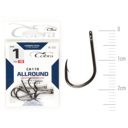 Крючки Cobra HANNA сер. CA118 разм. 006 10шт. (C106NSB)
