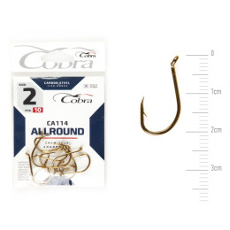 Крючки Cobra BEAK сер. CA114 разм. 012 10шт. (C1091BZ)