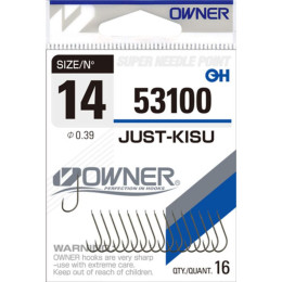 Одинарный крючок OWNER JUST-KISU №14 (16шт)