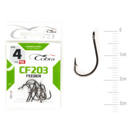 Крючки Cobra FEEDER SPECIALIST сер. CF203 разм. 014 10шт. (C1181NSB)