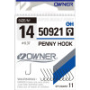Одинарный крючок OWNER PENNY HOOK №8 (10шт)