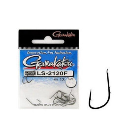 Крючки рыболовные Gamakatsu LS-2120F NEW LABEL HOOKS BLACK #10 (13 шт)