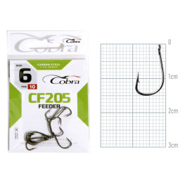 Крючки Cobra FEEDER SPORT сер.CF205 разм.010 10шт.