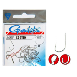 Крючки рыболовные Gamakatsu LS-2110N HOOKS NICKEL #12 (25 шт)