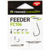 Крючки с поводком FC FEEDER сер. FC106 70см, разм.012, 0,12мм 10шт.