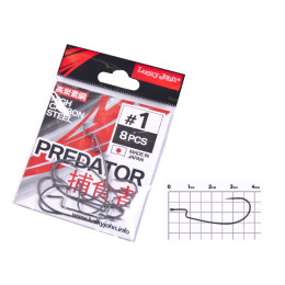 Крючки офсетные Lucky John сер. LJHP345 разм.004/0 5шт.