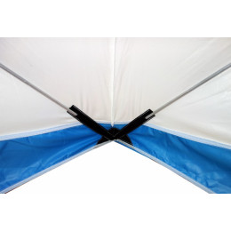 Походная баня Пингвин Призма (1-сл) 185*185 cm Композит (бело-синий)
