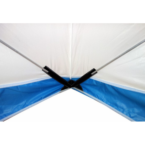 Походная баня Пингвин Призма (1-сл) 185*185 cm Композит (бело-синий)