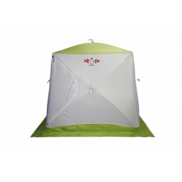 Походная баня Пингвин Призма Премиум (1-сл) 215*215 cm Композит (бело-зеленый)
