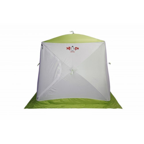 Походная баня Пингвин Призма Премиум (1-сл) 215*215 cm Композит (бело-зеленый)