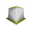 Походная баня Пингвин Призма Премиум (1-сл) 215*215 cm Композит (бело-зеленый)