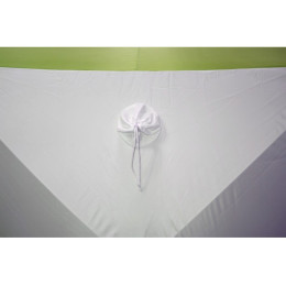 Походная баня Пингвин Призма Премиум (1-сл) 215*215 cm Композит (бело-зеленый)