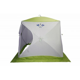 Походная баня Пингвин Призма Премиум (1-сл) 215*215 cm Композит (бело-зеленый)