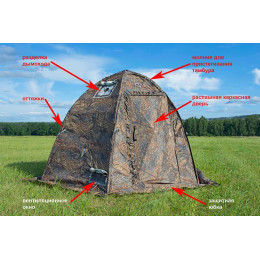 Универсальная палатка Берег УП-1 мини ( нового образца ) (270х270/180 см)