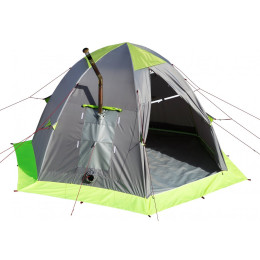 Мобильная Баня Лотос 5 (Д-образный вход + дно ПУ4000) (360х320/205 см)