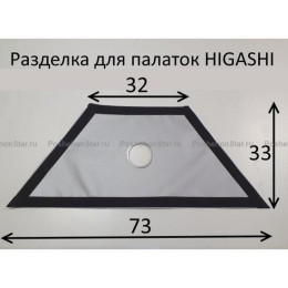 Разделка для палатки HIGASHI, малая труба 65 мм