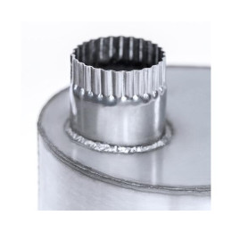 Бак "ИНВЕНТ" для воды большой d-80 мм., V-12 л. 450х250х255 (нерж.сталь 0,8 мм) с краном