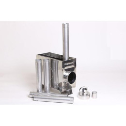 Печь для походной бани (нерж.сталь 0,8/1,0 мм)