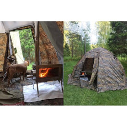 Походная печь для палатки Берег Камин Большая