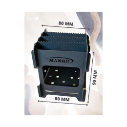 Щепотница MANKO печь Турист микро 8х8х9см компактная