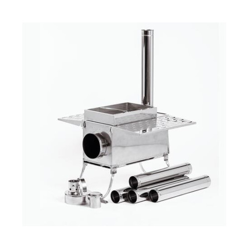 Печь "ИНВЕНТ ПРО" малая 500х280х340 (нерж.сталь 0,8 мм) экраны-трансформеры толщиной 1 мм. + короб для камней