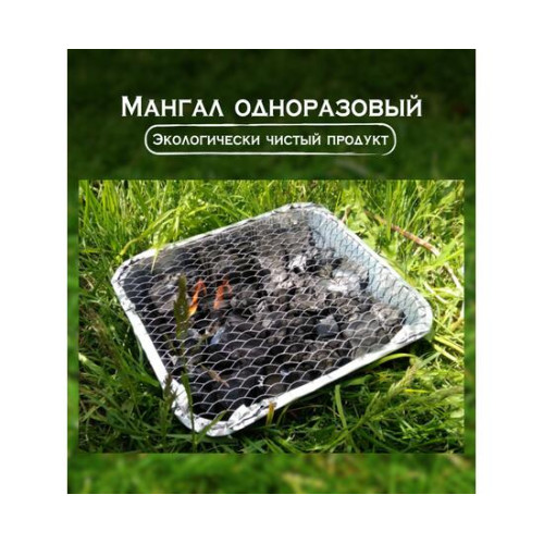 Мангал одноразовый Bay 1кг